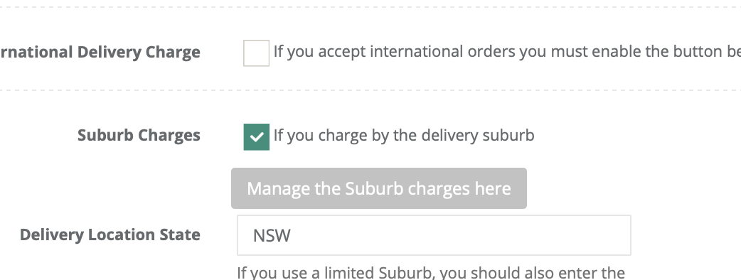 Maneg suburb charges